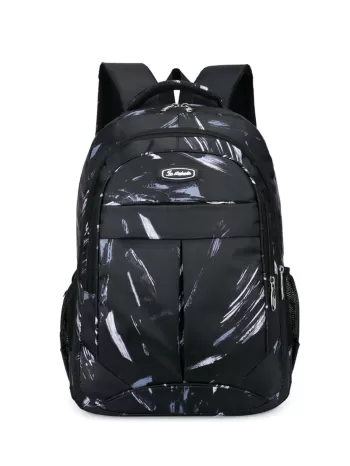 Men Color Block Laptop Backpack